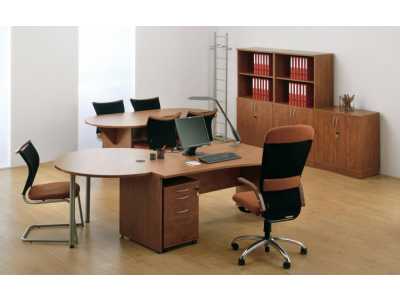 Opto - Panel Leg Wave Desk with 270 Degree Meeting Point